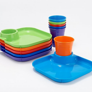 GreatPlate 12-Piece Square Food and Beverage Serving Set - Essentials